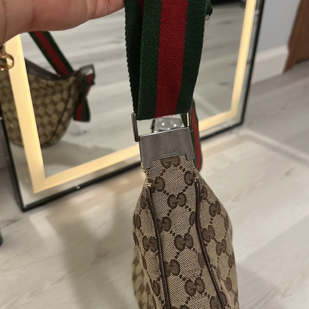 Gucci canvas black shoulder bag - Picture 3 of 5